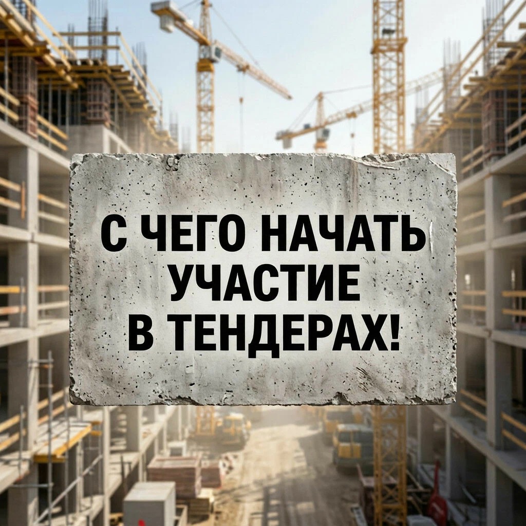 С чего начать участие в тендерах!